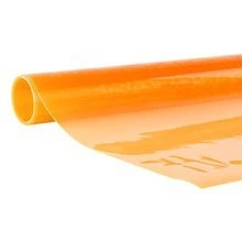 Protective protective film fluorescent orange PVC 0.4mm 140cm FULL ROLL 50MB