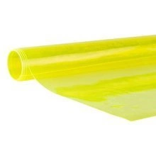 Folia ochronna fluorescencyjna żółta  PVC 0,8mm 140cm